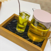 سینی چوبی ماربل پس کرایه